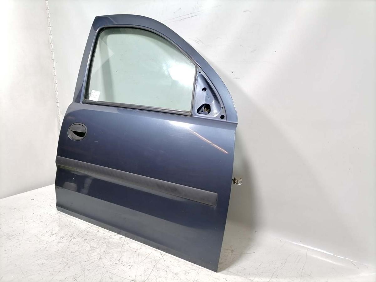 Opel Combo C original T&uuml;r vorn rechts Z168 Metroblau Rohbau BJ06